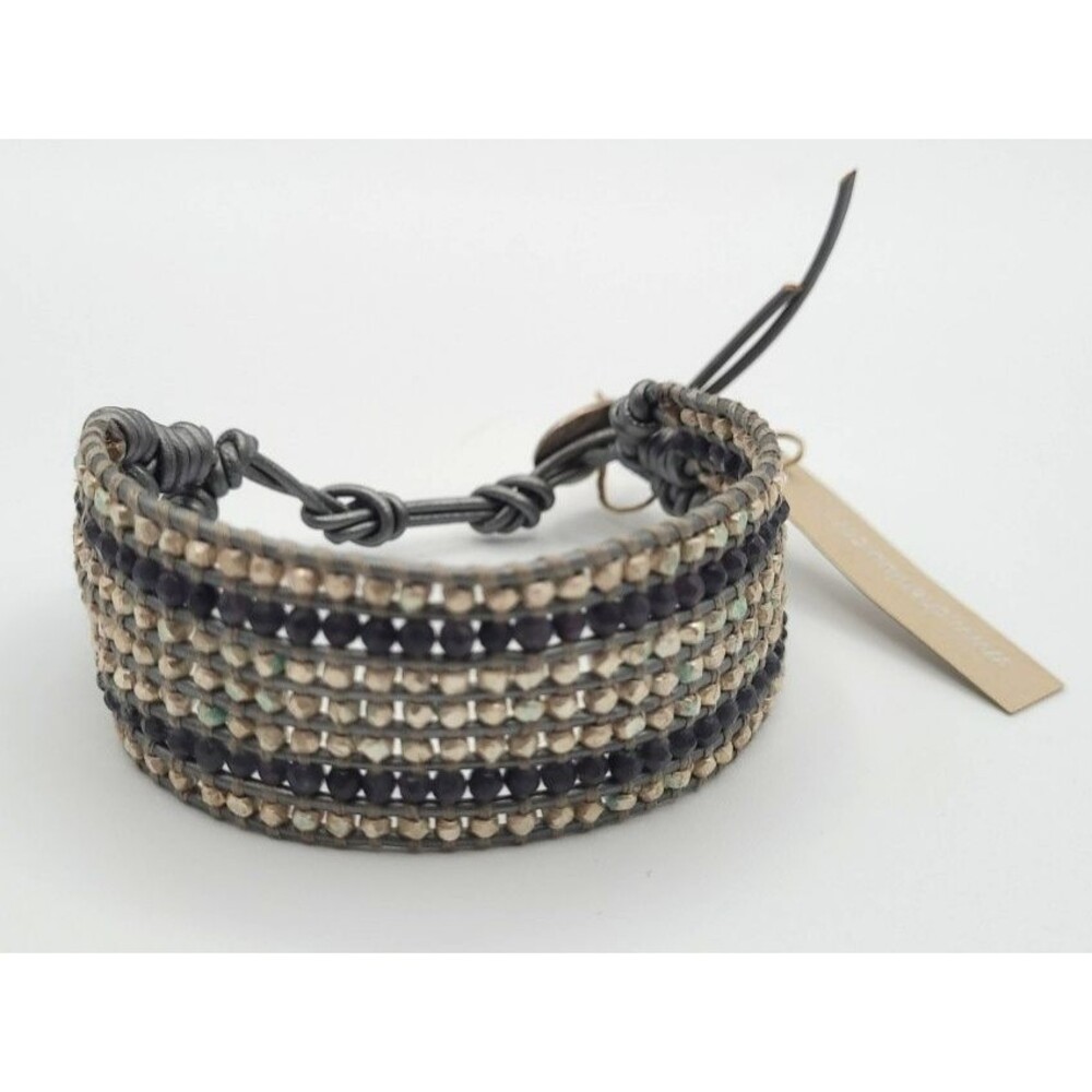 Authentic Chan Luu Adjustable Multistrand Multicolor Beaded Bracelet NWT